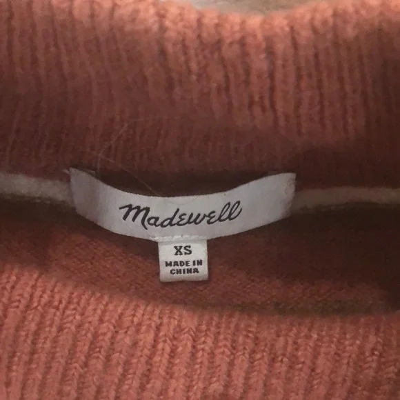 Madewell Redmond Mockneck Striped Sweater - Picture 4 of 5